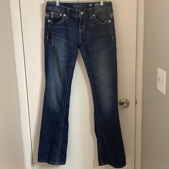 Miss Me Embroidered Boot Cut Jeans - Picture 3 of 9